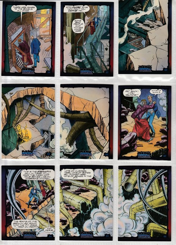 Dark Dominion # 0 Trading Cards  Rare Steve Ditko painted art ! 72 Cards !