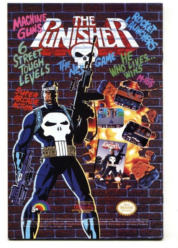 The 'Nam #53 1990 Marvel Origin of Punisher skull -Newsstand