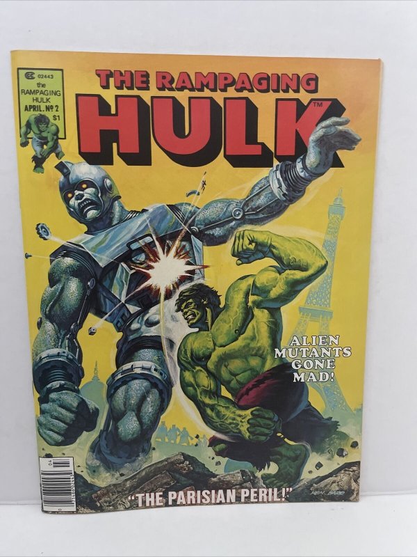 Rampaging Hulk #2 1977 Marvel Magazine