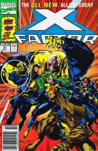 X-Factor #71 (Newsstand) GD ; Marvel | low grade comic Peter David 1st print