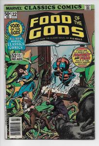 Marvel Classics Comics #22 - H.G. Wells Food of the Gods (1977) - FN/VF