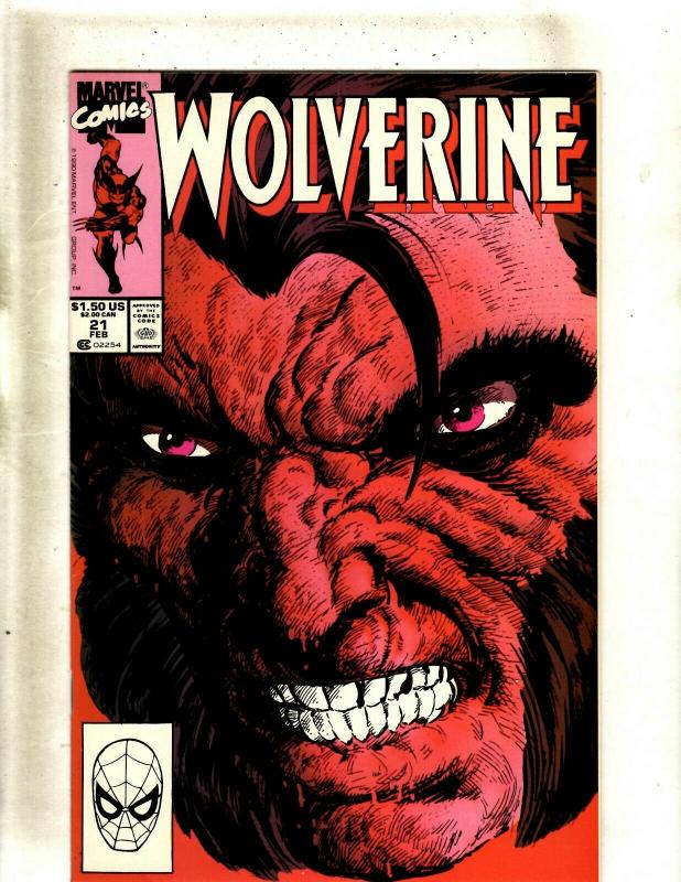  Lot of 12 Wolverine Marvel Comics #21 24 25 26 27 28 29 30 31 32 33 34 HY7