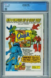 AVENGERS #263 CGC graded 9.8-Jean Grey cocoon found 4254920004