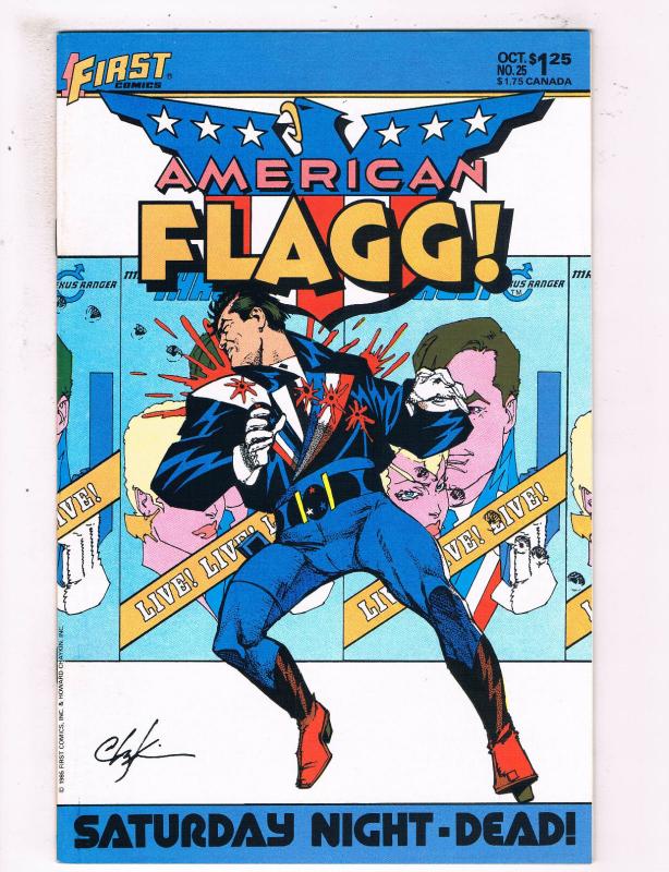 American Flagg #25 VF First Comics Comic Book 1985 DE25