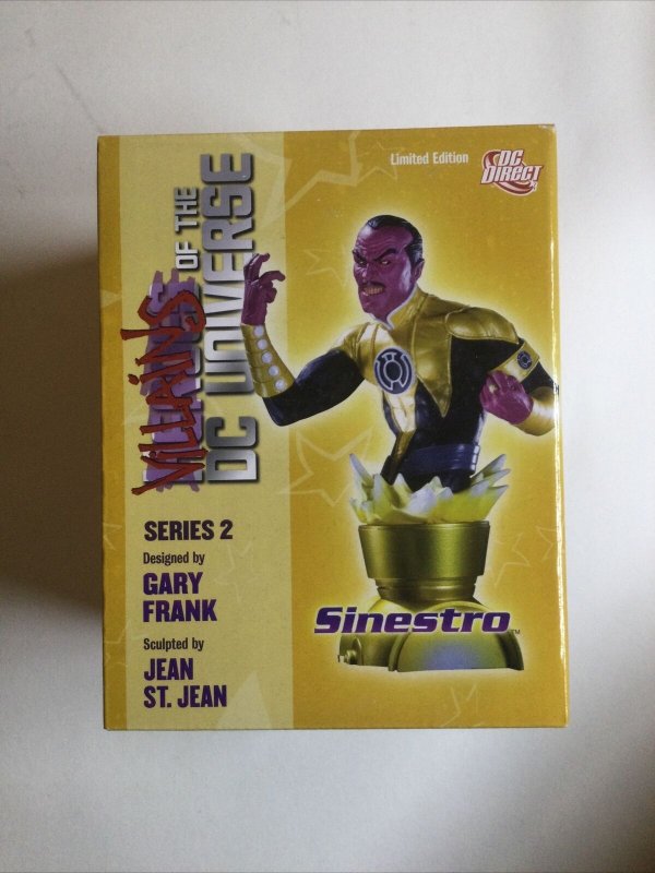 Sinestro Villains of the DC Universe Series 2 Bust Limited edition 1134 of 3000