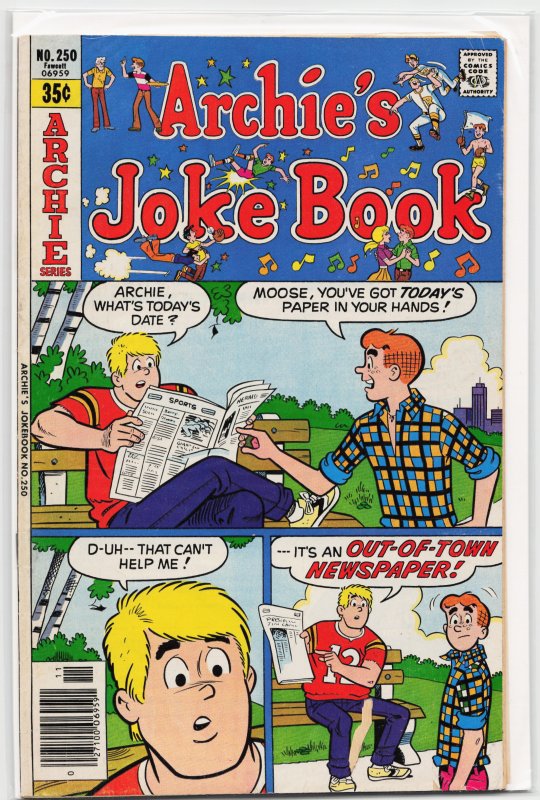 Archie's Joke Book Magazine #250 (1978) Archie