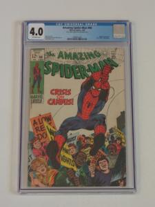 Amazing Spider-Man #68, CGC 4.0; Clay Table Saga begins! Kingpin appearance!!