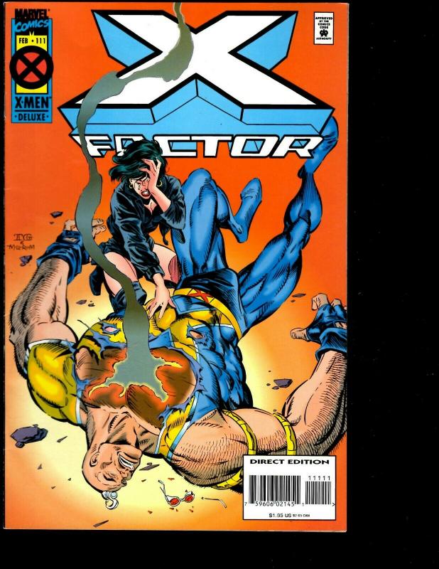 Lot Of 12 Comics X-Factor # 94 95 96 100 108 109 111 112 113 114 115 117  EK7