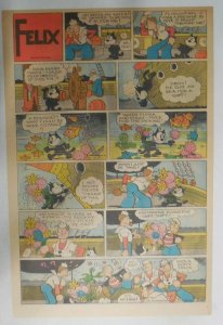 Felix The Cat Sunday Page by Otto Mesmer from 5/19/1940 Size: 11 x 15 inches