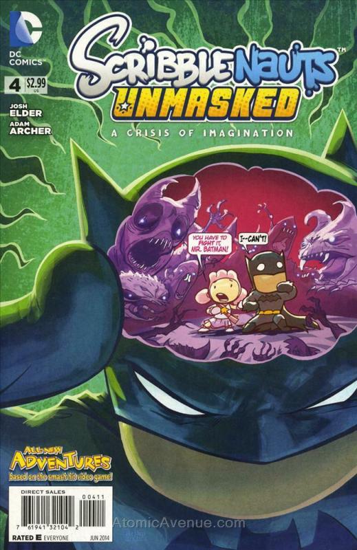 Scribblenauts Unmasked: A Crisis of Imagination #4 VF; DC | save on shipping - d