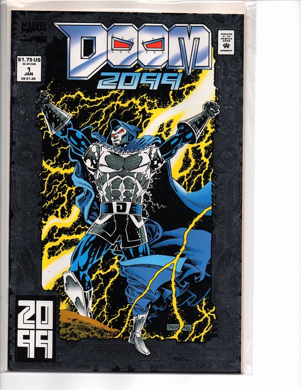 Marvel Comics Doom 2099 #1 Foil Stamped Cover Pat Broderick Art