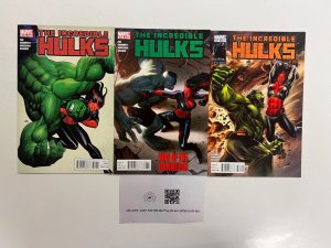 3 Incredible Hulks Marvel Comic Books # 627 628 629 Avengers Spiderman 30 JS35