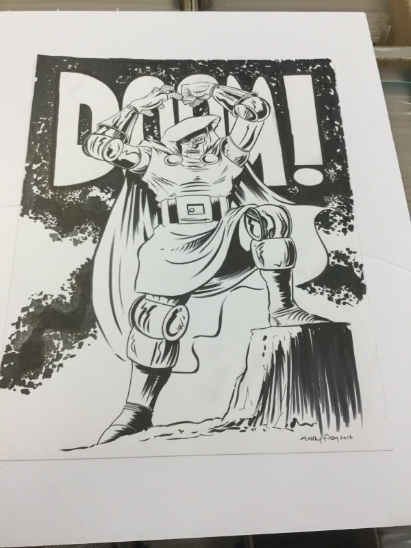 Andy Fish Awesome Dr. Doom Commission! (2014)