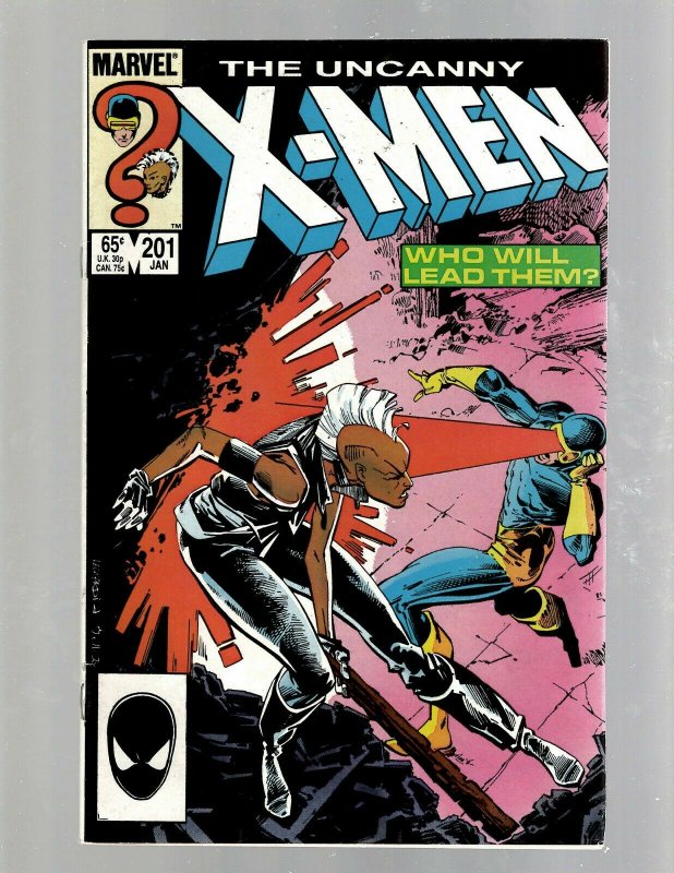 Uncanny X-Men # 201 VF/NM Marvel Comic Book Beast Angel Cyclops Magneto SM19