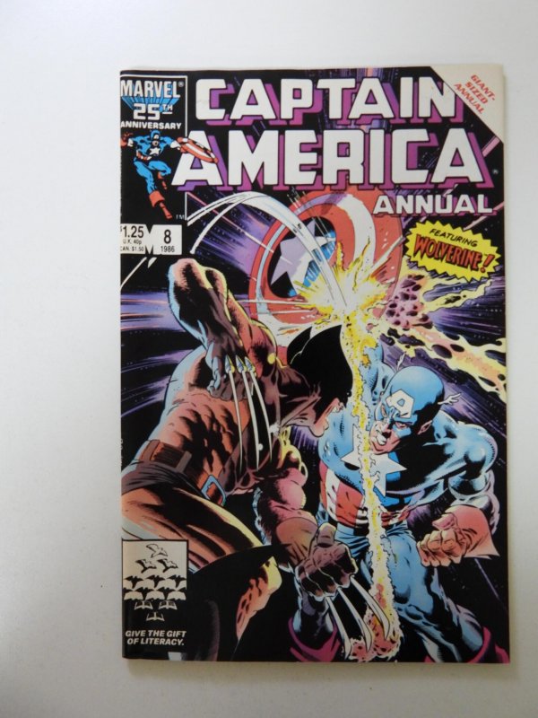 Captain America Annual #8 FN/VF condition