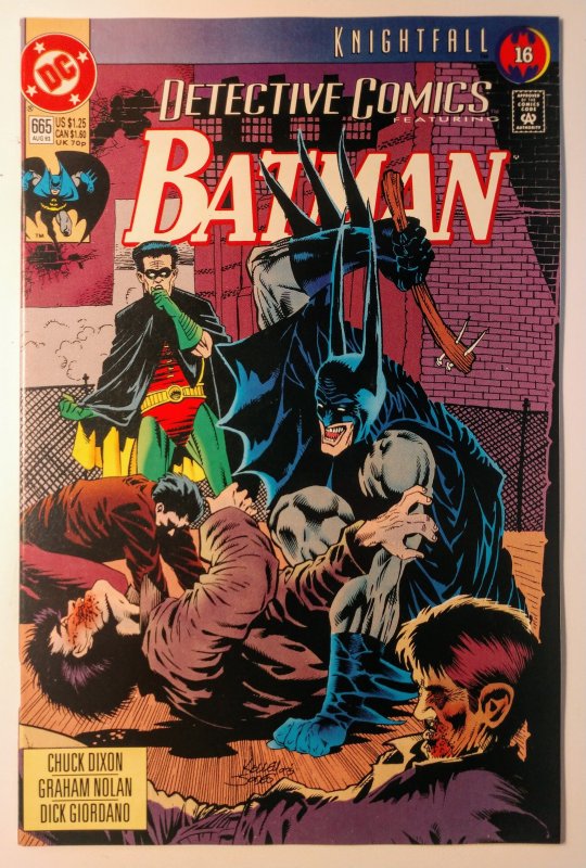 Detective Comics #665 (9.2, 1993) 1st app of Tony Bressi, a mobster