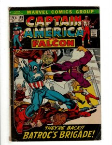 6 Captain America and the Falcon Marvel Comics # 123 149 153 154 155 156 J461