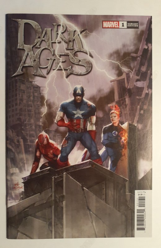 Dark ages #1 two variants (3 & 4) 1st print