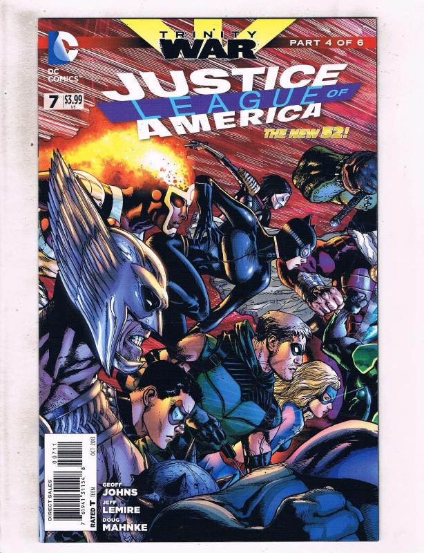 Lot of 3 New 52 Justice League of America DC Comic Books #5 6 7 LH2