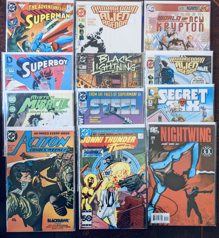 12 Book DC Lot. VF