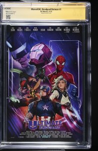 DEADPOOL BATMAN #1 STEGMAN VARIANT GREG CAPULLO SIGNED CGC SS 9.6 NM