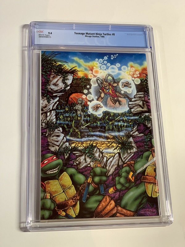 Teenage Mutant Ninja Turtles 8 Cgc 9.4 Mirage Studios 1986￼