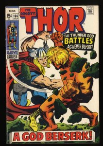 Thor #166 FN/VF 7.0 2nd Appearance HIM (Adam Warlock)!!