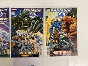 3 Fantastic Four Marvel Comic Books # 1 3 4 Avengers Hulk Iron Man Thor 29 JS63