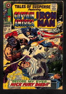 Tales Of Suspense #92 GD- 1.8 Iron Man