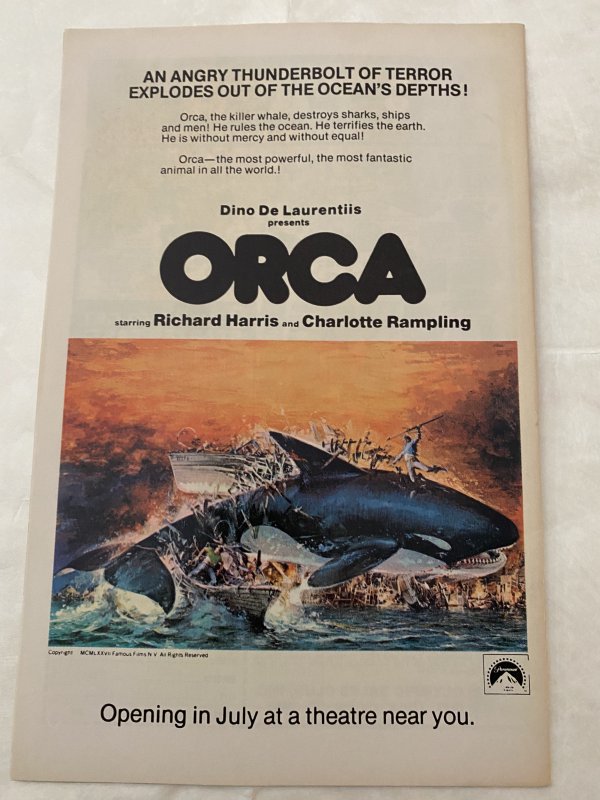 The Eternals #15 (1977) Kirby art Hulk crossover