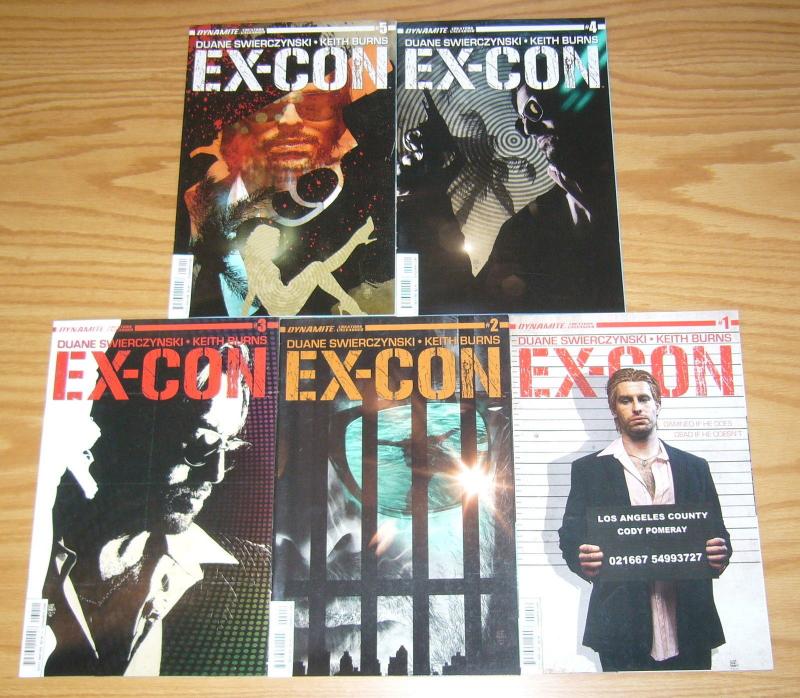 Ex-Con #1-5 VF/NM complete series - tim bradstreet covers  dynamite comics 2 3 4