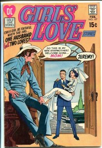 GIRLS' LOVE STORIES #157-DC ROMANCE-COWBOY COVER FN/VF