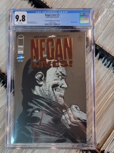 CGC 9.8 Negan Lives #1 Comic Book 2020 Bronze Foil Cover Variant Image