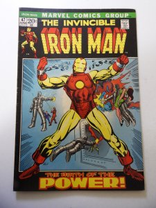 Iron Man #47 (1972) VG+ Condition centerfold detached at one staple