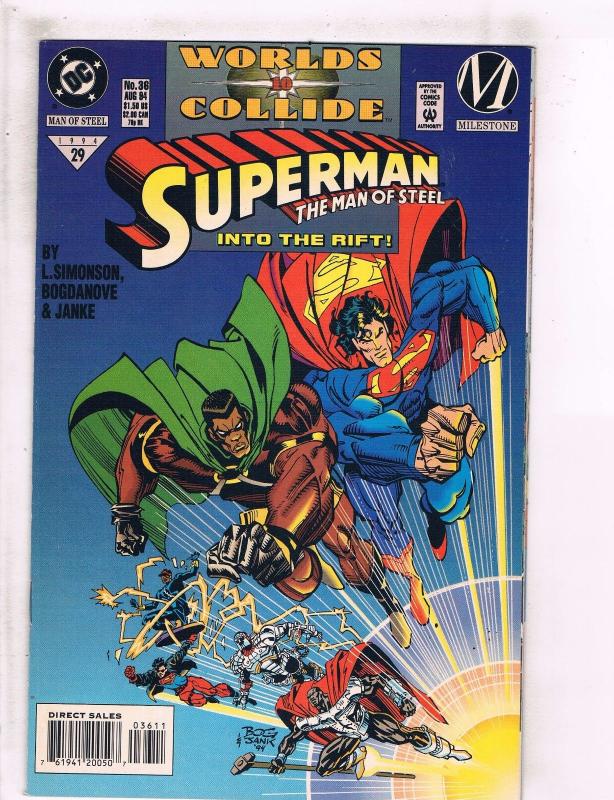 Lot of 9 Man of Steel DC Comics #30 38 39 40 41 42 43 44 45 46 Superman CB7