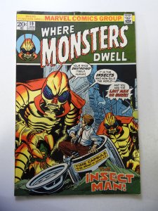 Where Monsters Dwell #19 (1973) VG+ Condition