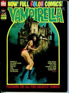 Vampirella #27 1973-Warren-Vampi cover-horror stories-color insert-VF