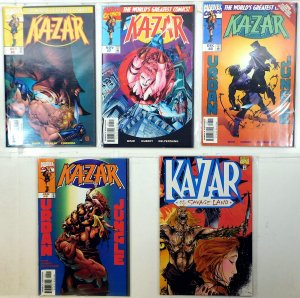 Ka-Zar Lot of 5 #6, 7, 8, 9, Savage Land 1 (1997) Marvel Comics 1st Print