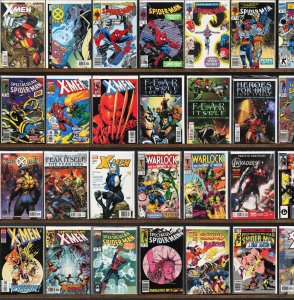 Huge Lot 130+ Comics with X-Men, The Spectacular Spider-Man & More!