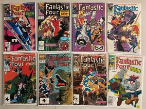 Fantastic Four comics lot #300-350 50 diff avg 6.0 (1987-91)