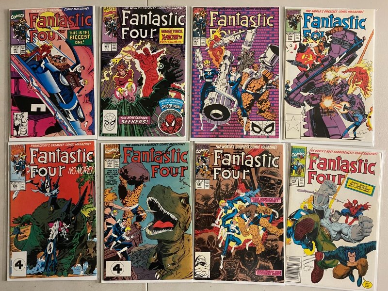 Fantastic Four comics lot #300-350 50 diff avg 6.0 (1987-91)