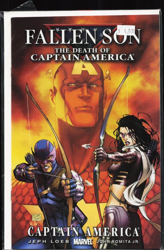 Fallen Son: The Death of Captain America #3 Michael Turner Cover (2007) Capta...