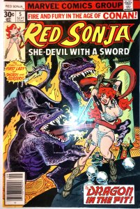 Red Sonja #5 (7.5, 1977) 
