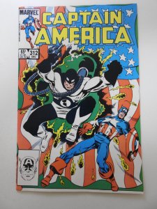 Captain America #312 (1985) 1st Flag-Smasher! VF-NM Condition!