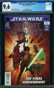 Star Wars: Knight Errant #5 (2011) CGC 9.6 NM+