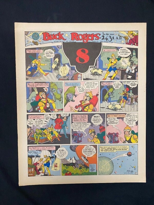 Bucker Rogers #8 - Sunday pages No. 85-96- large color reprint