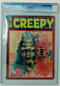 1971 Warren ~ Creepy #41 ~ CGC 4.0 VG ~ Richard Bassford Frontispiece