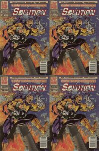 Solution #5 Newsstand Covers (1993-1995) Malibu Comics - 4 Comics
