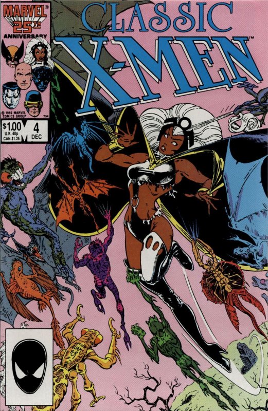 CLASSIC X-MEN #04 (1986) ARTHUR ADAMS | DIRECT EDITION | COPPER AGE