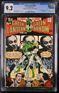 GREEN LANTERN #84 CGC 9.2 DOUBLE COVER GREEN ARROW NEAL ADAMS